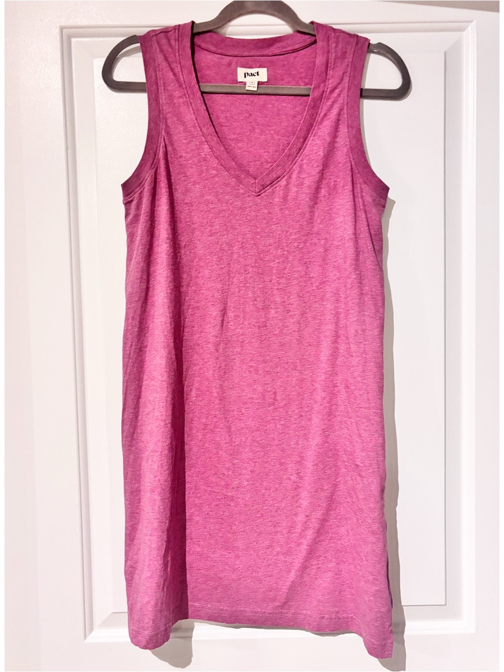 Pact Organic V-neck Tank Dress